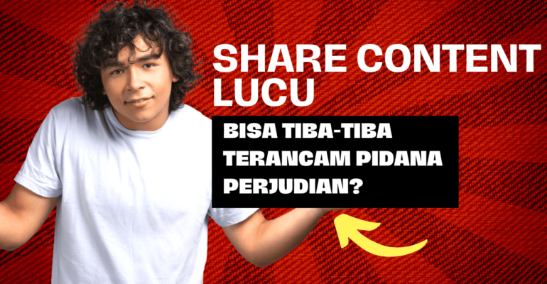 Iklan Judi Online di Konten Lucu, Hati-hati Terancam Pidana